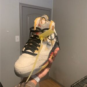 Off-White Air Jordan 5 sail